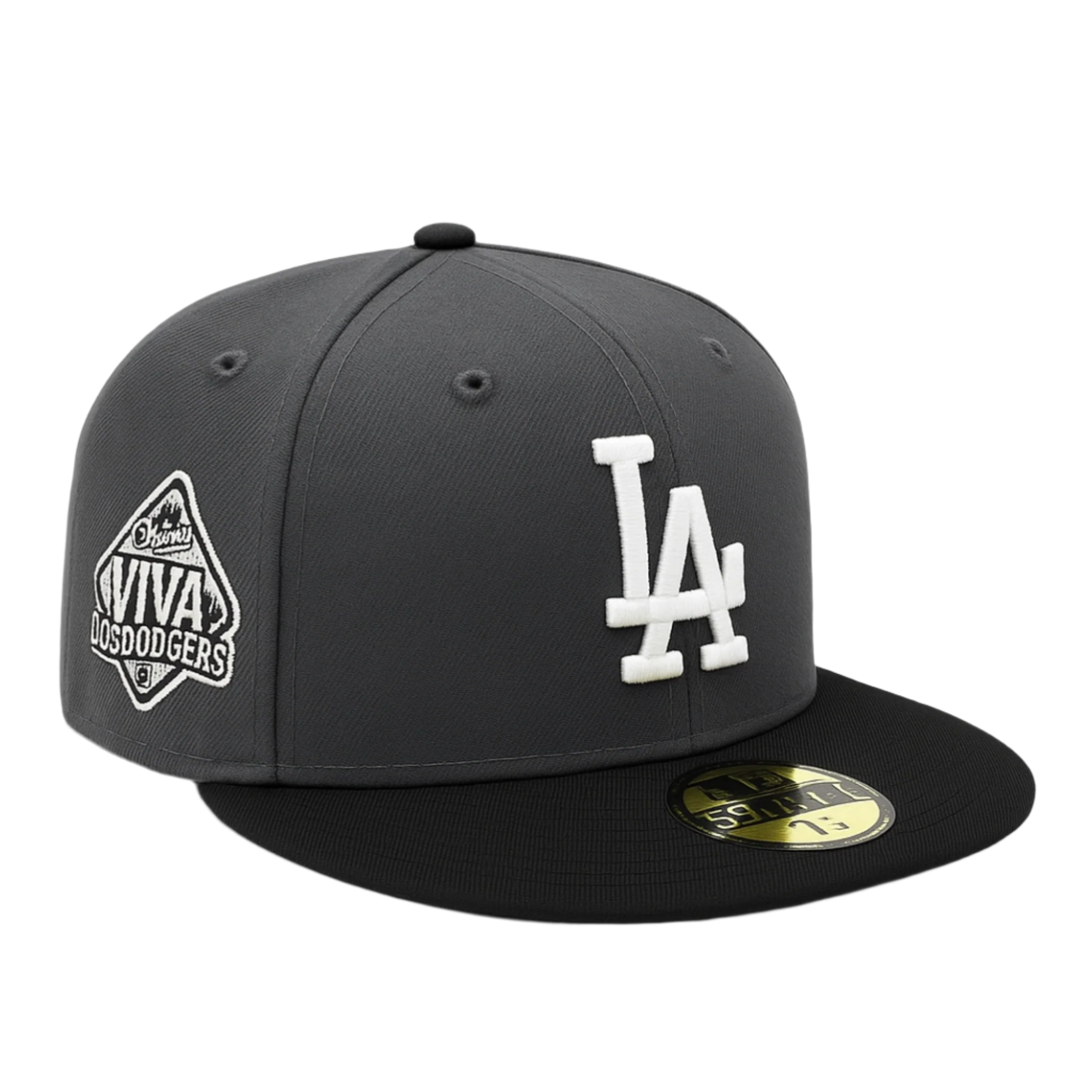 new-era-dodgers-dark-graphite-black-white-logo-2-tone-59fifty-fitted-hat-front