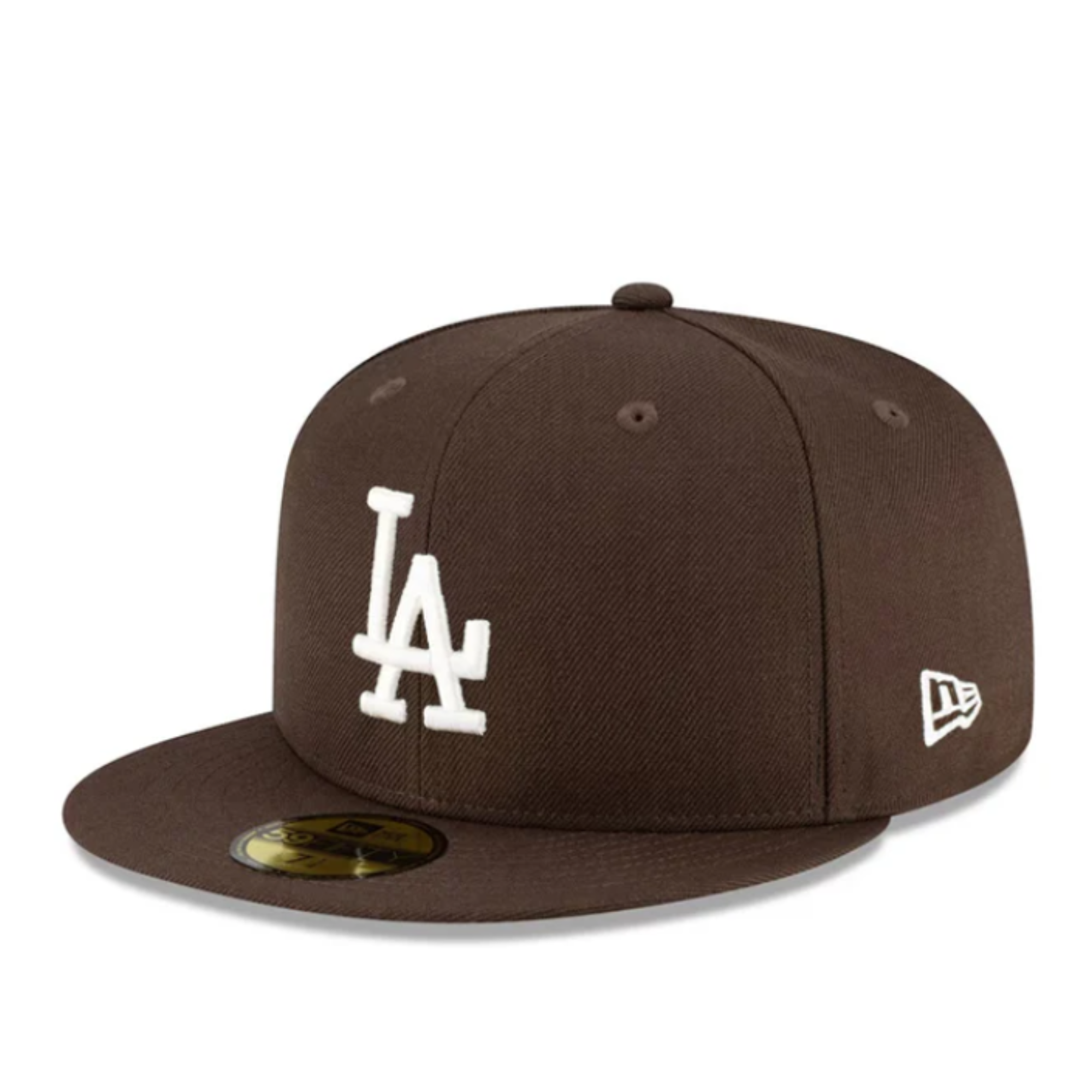 new-era-los-angeles-dodgers-walnut-brown-white-logo-59fifty-fitted-hat-front
