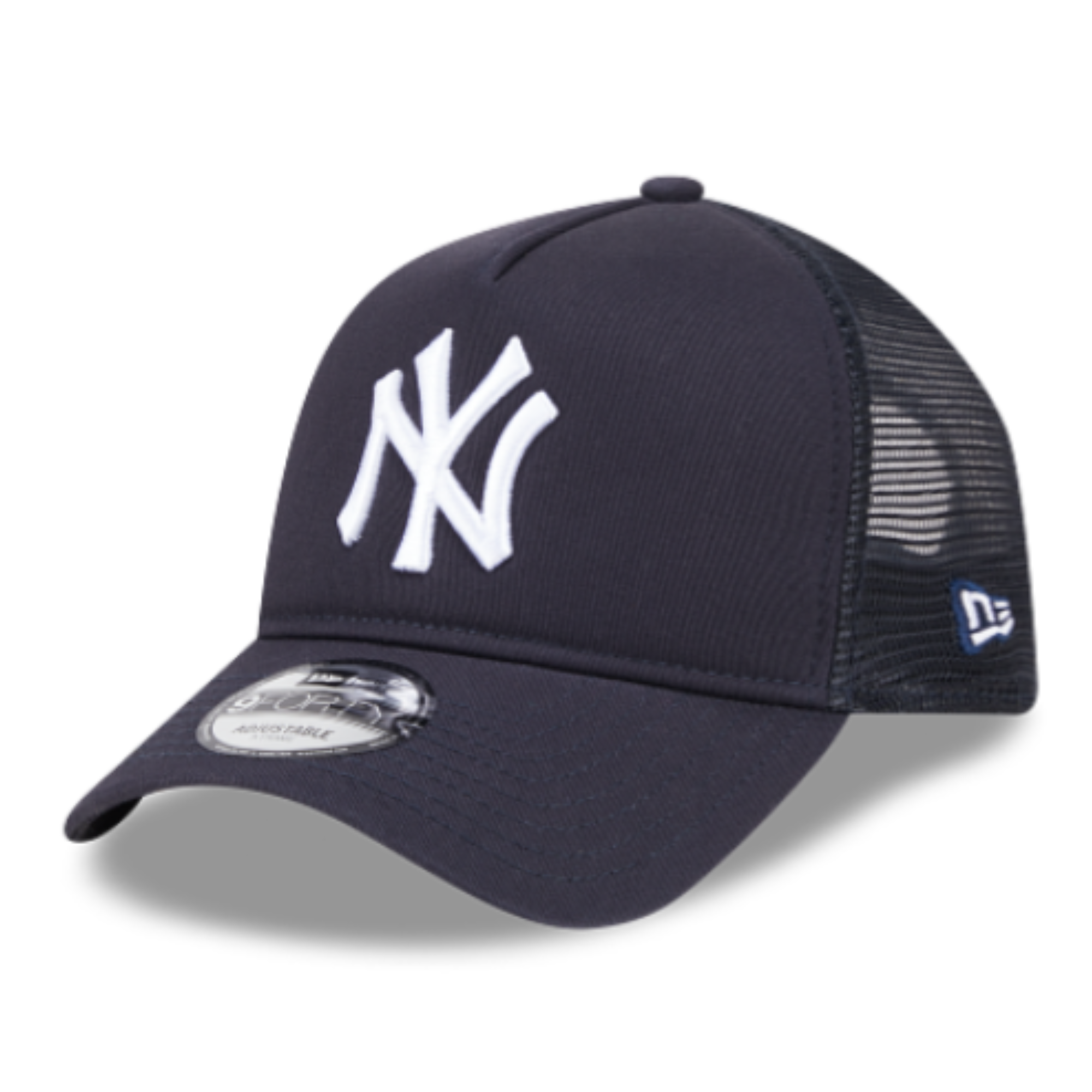 new-era-new-york-yankees-navy-9forty-a-frame-adjustable-hat-front-side