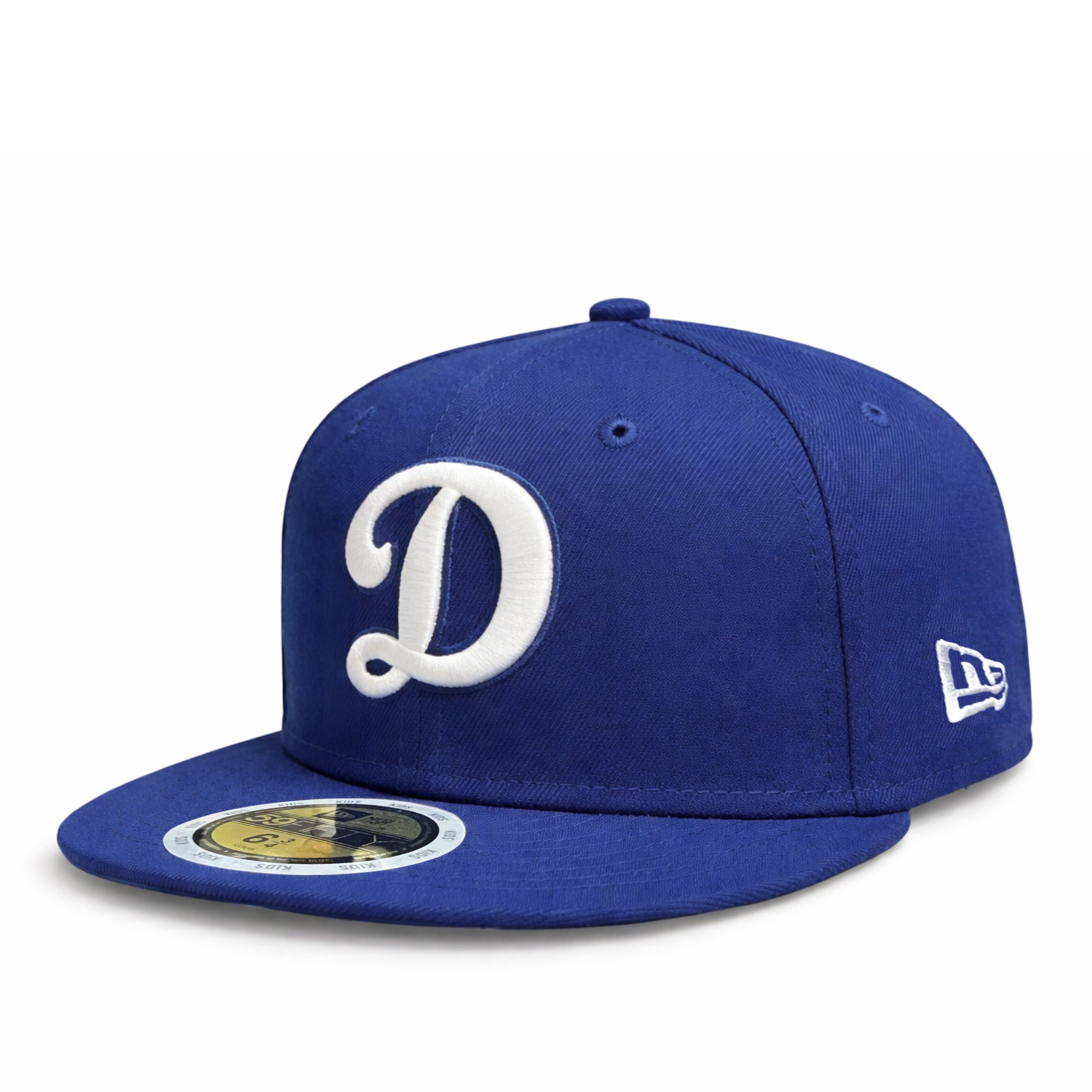 new-era-youth-los-angeles-dodgers-royal-blue-59fifty-fitted-hat-front-detail